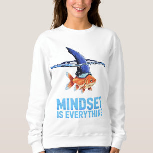 Sudadera "El pez de colores del tiburón - Motivación Inspir