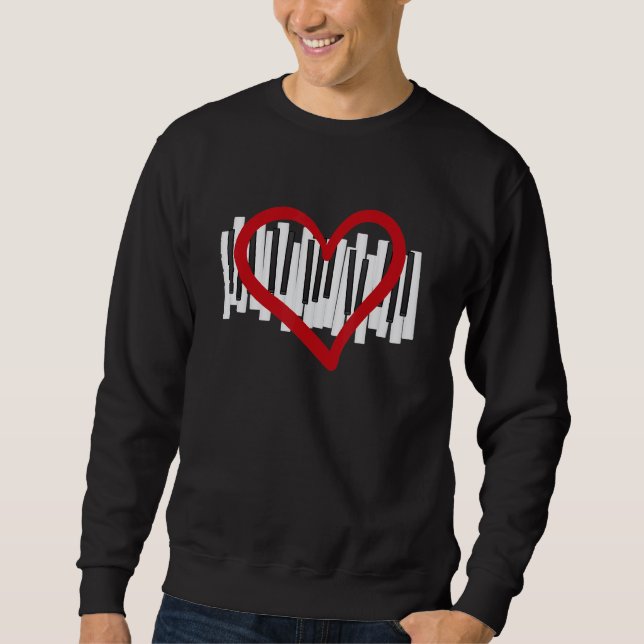 Sudadera El Piano Es Amor (Anverso)