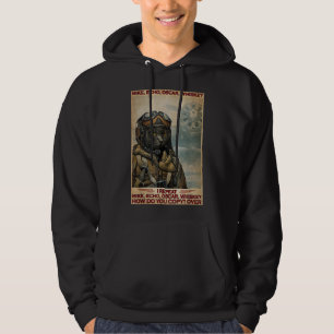 Sudadera El Piloto De Gatos Mike Echo Oscar Whisky Cómo
