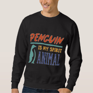 Sudadera El Pingüino Es Mi Espíritu Animal Cute Pingüino 08