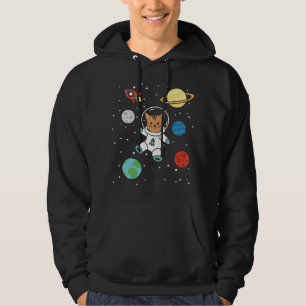 Sudadera El planeta gato astronauta Tierra marea el espacio