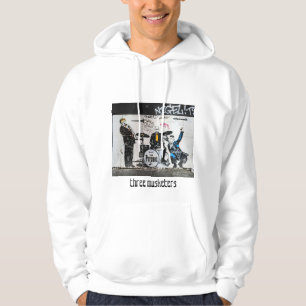 Sudadera el poder de la gente se llama "capucha blanca"