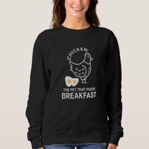Sudadera El Pollo Es El Animal Que Se Sirve Para El Desayun