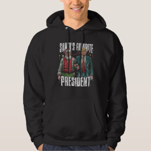 Sudadera El presidente favorito de Santa Claus, Funny Trump