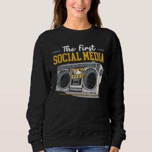 Sudadera El Primer Trabajo de Redes Sociales Gerente de Red