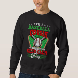 Sudadera El primo de béisbol no hace eso para mantener la c