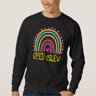 Sudadera El profesor Boho Rainbow de la tripulación del Spe