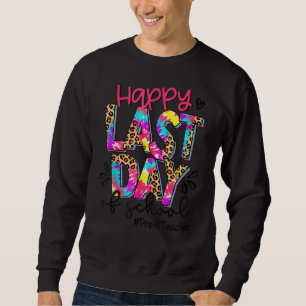 Sudadera El profesor de pre K Tie Dye Hola verano feliz el 
