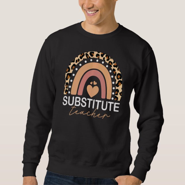 Sudadera El profesor sustituto Boho Rainbow vuelve a la apl (Anverso)