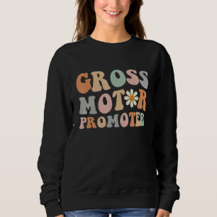 Sudadera El promotor de motores brutos de Retro Groovy cont