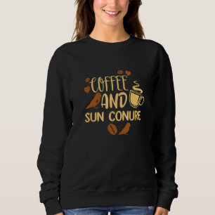 Sudadera El propietario del café y del café Sun Conure se e