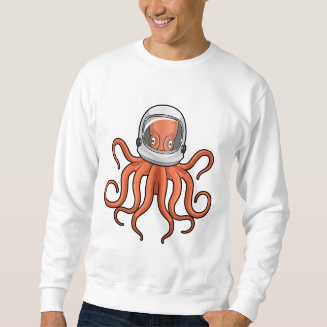 Sudadera El pulpo como astronauta (Anverso)