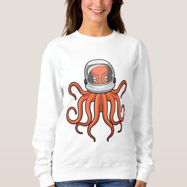 Sudadera El pulpo como astronauta (Anverso)