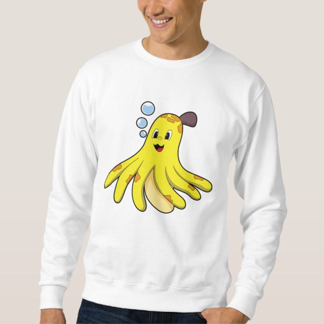 Sudadera El pulpo como banana (Anverso)