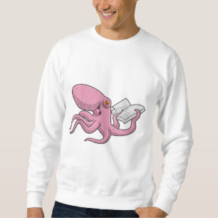 Sudadera El pulpo como nervioso con el libro