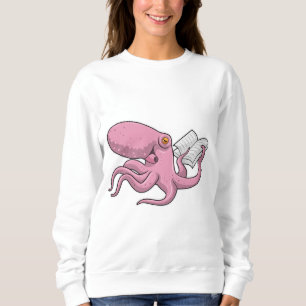 Sudadera El pulpo como nervioso con el libro