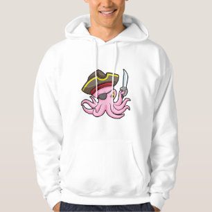 Sudadera El pulpo como pirata con parche de Saber y Ojo