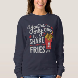 Sudadera El que voy a compartir mis papas con divertidos Sa