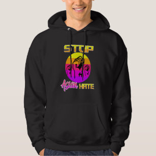 Sudadera El racismo antiasiático-americano Tee Retro Stop