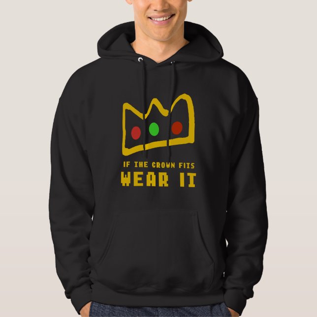 Sudadera El ranboo es si la corona encaja con él (Anverso)