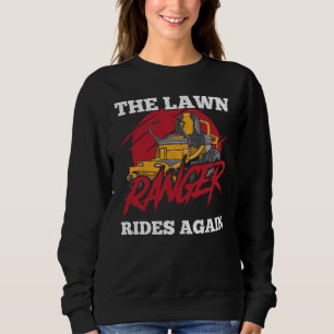 Sudadera El Ranger De Césped Viaja En Tractor Para La Ducha