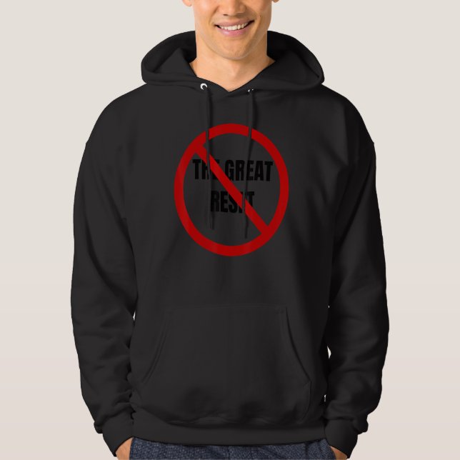 Sudadera El Reajuste No Es Grande (Anverso)