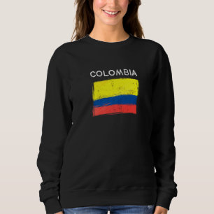 Sudadera El recuerdo del orgullo de la bandera colombiana