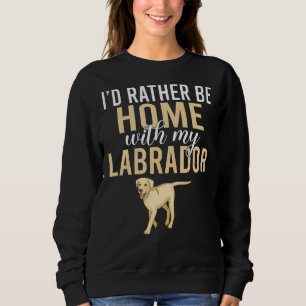 Sudadera El Recuperador De Laboratorio Prefiere Estar En Ca