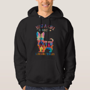Sudadera El regalo de Dog Lover sólo un Chica que ama Yorks