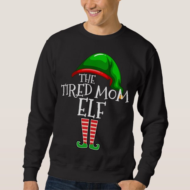 Sudadera El regalo de los Navidades de la familia Elf de la (Anverso)