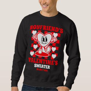 Sudadera El regalo El día de San Valentín de un novio perso