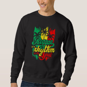 Sudadera El Reggae Es Un Ritmo De Mi Alma Bandera Rastafari
