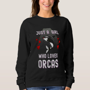 Sudadera El rescate de las orcas es sólo un Chica que ama a