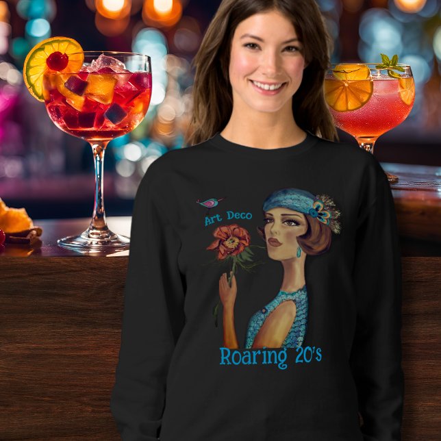 Sudadera El resurgimiento del Art Deco de los años 2010 (Roaring Twenties Revival Art Deco Sweatshirt)