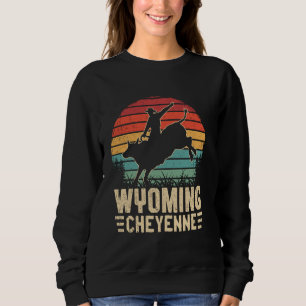 Sudadera El retro Cowboy Cheyenne Wyoming Rodeo Fan Western