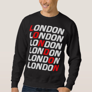 Sudadera El retro londinense vintage a un verdadero inglés