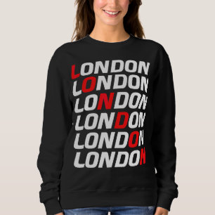 Sudadera El retro londinense vintage a un verdadero inglés