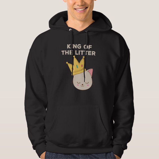 Sudadera El Rey De La Litro Gatos De Litro De Cristal (Anverso)