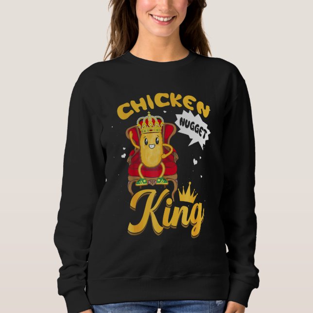 Sudadera El rey de la pepita de pollo (Anverso)