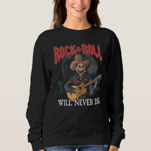 Sudadera El rock y el rollo retro nunca morirán