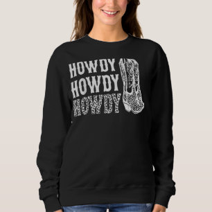 Sudadera El Rodeo de Howdy Boots en el Oeste del Sur