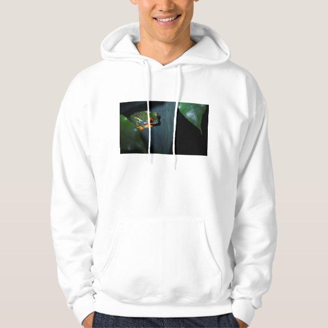 Sudadera El rojo observa la sentada de la rana (Anverso)