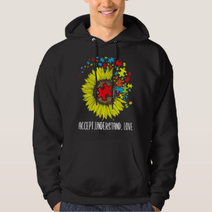 Sudadera El rompecabezas autista del girasol crea concienci