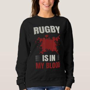 Sudadera El Rugby Deportivo De Fútbol Está En Mis Hombres Y
