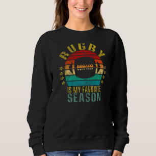 Sudadera El Rugby Es Mi Retro De Temporada Favorito