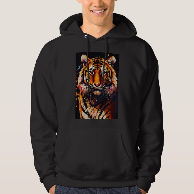 Sudadera El rugido de lo salvaje: la majestuosa camiseta de (Anverso)