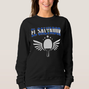 Sudadera El Salvador Ping Pong Tenis de Mesa Salvadoreño