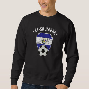 Sudadera El Salvador Soccer El Salvador Bandera Fútbol Salv