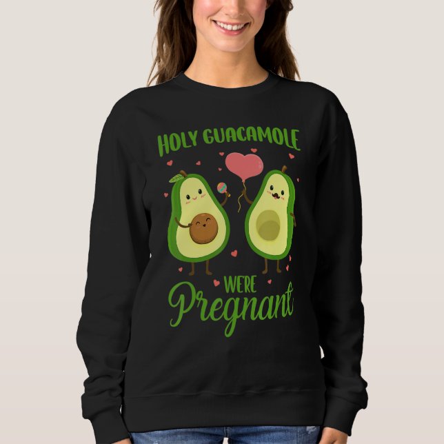 Sudadera El Santo Guacamole Fue Embarazo Aguacate Cin (Anverso)
