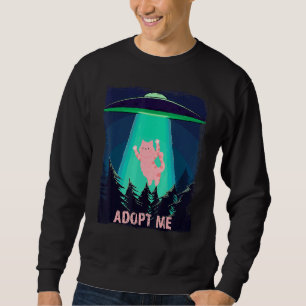 Sudadera El Saucer Volador Ufo Adopta Un Tee De Secuestro D